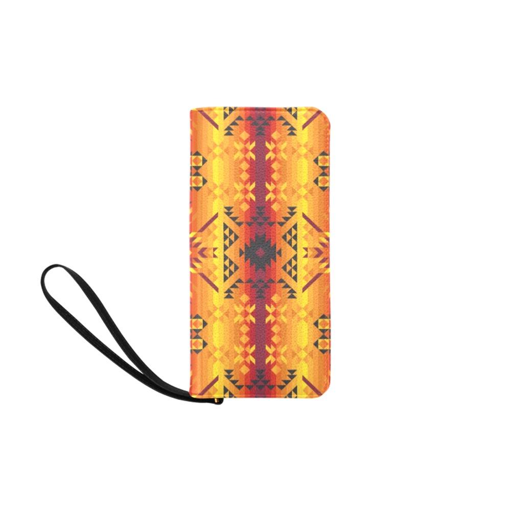 Desert Geo Yellow Red Women's Clutch Purse (Model 1637) Women's Clutch Purse (1637) e-joyer