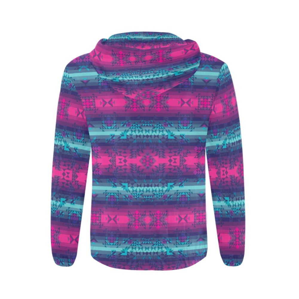 Dimensional Brightburn All Over Print Full Zip Hoodie for Men (Model H14) hoodie e-joyer