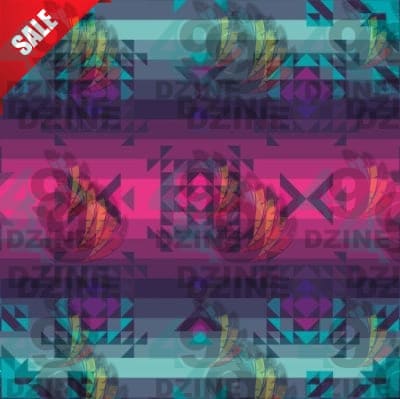 Dimensional Brightburn LG Cotton Poplin Fabric By the Yard Fabric NBprintex