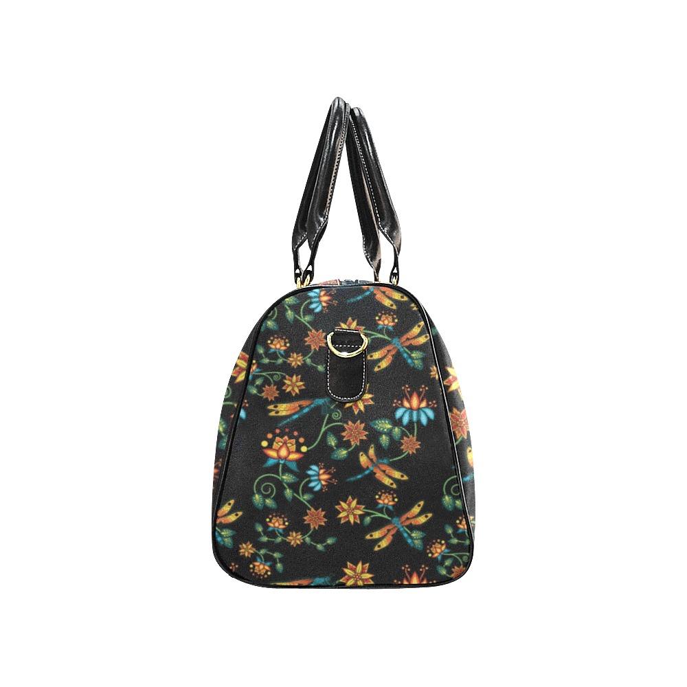 Dragon Lily Noir New Waterproof Travel Bag/Small (Model 1639) bag e-joyer