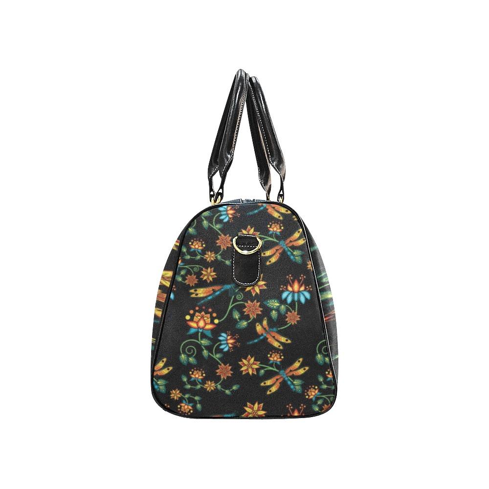 Dragon Lily Noir New Waterproof Travel Bag/Small (Model 1639) bag e-joyer