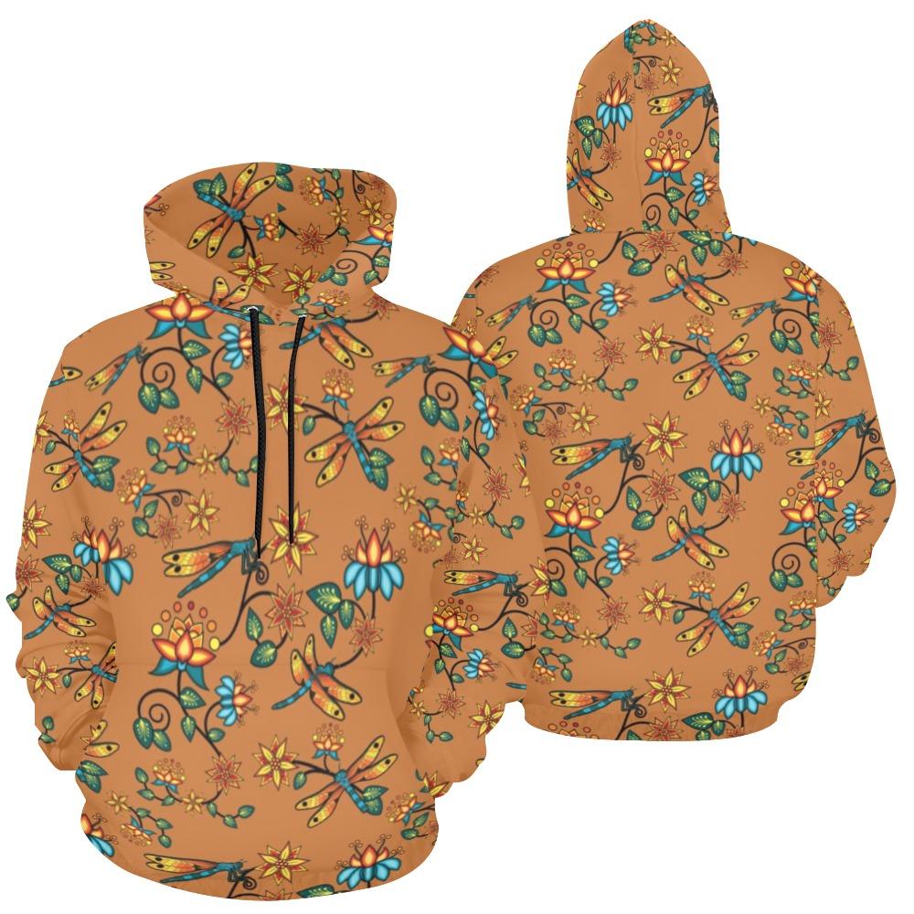Dragon Lily Sierra All Over Print Hoodie for Women (USA Size) (Model H13) All Over Print Hoodie for Women (H13) e-joyer