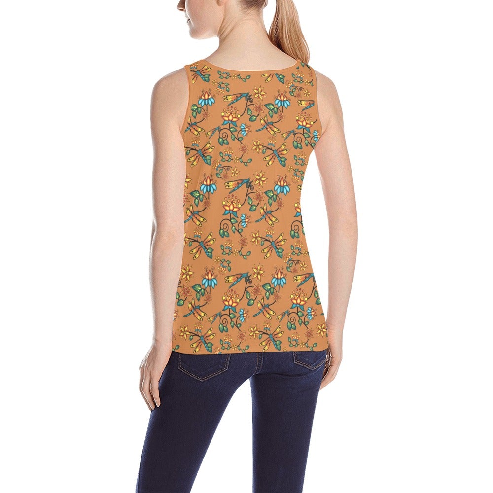 Dragon Lily Sierra All Over Print Tank Top for Women (Model T43) All Over Print Tank Top for Women (T43) e-joyer