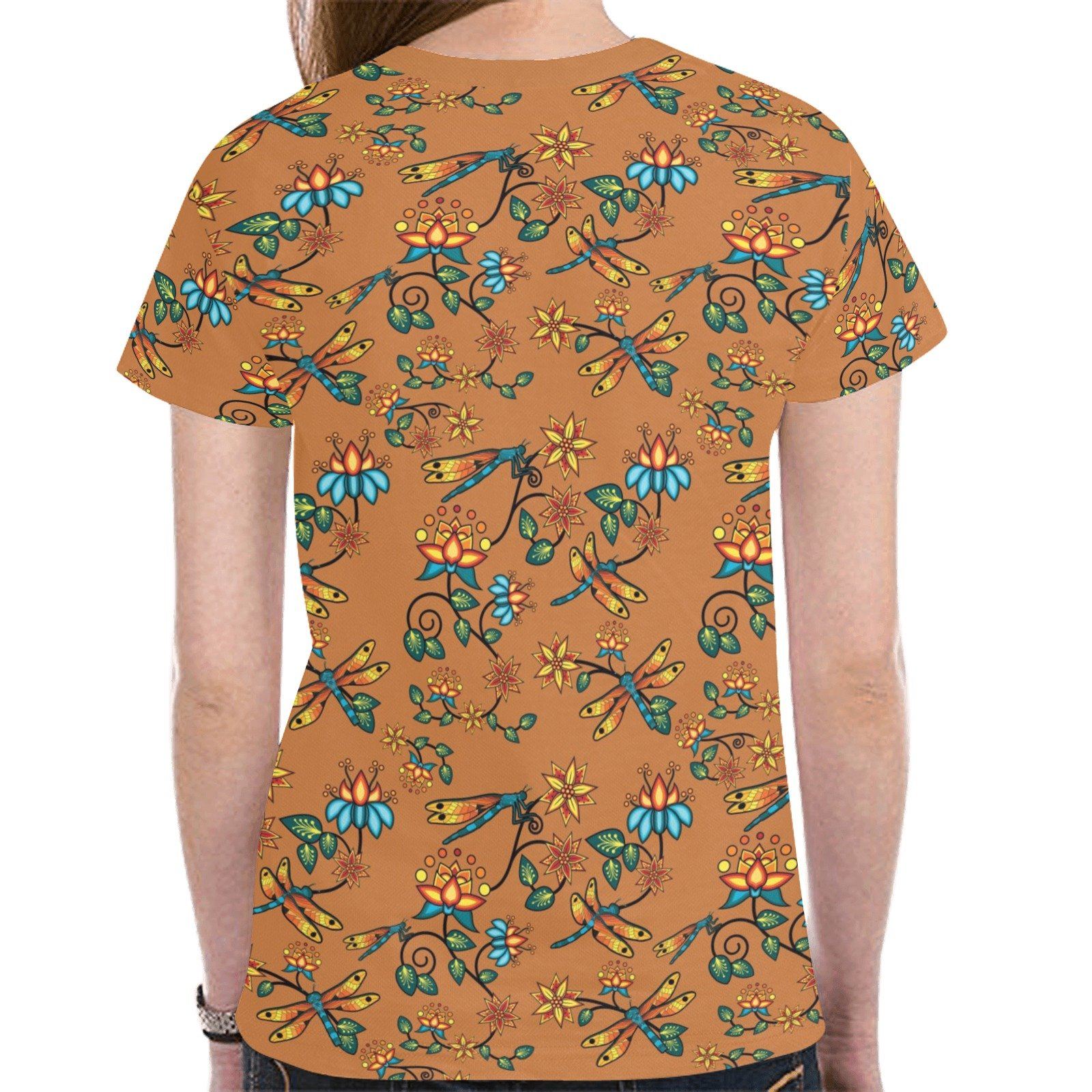 Dragon Lily Sierra New All Over Print T-shirt for Women (Model T45) tshirt e-joyer