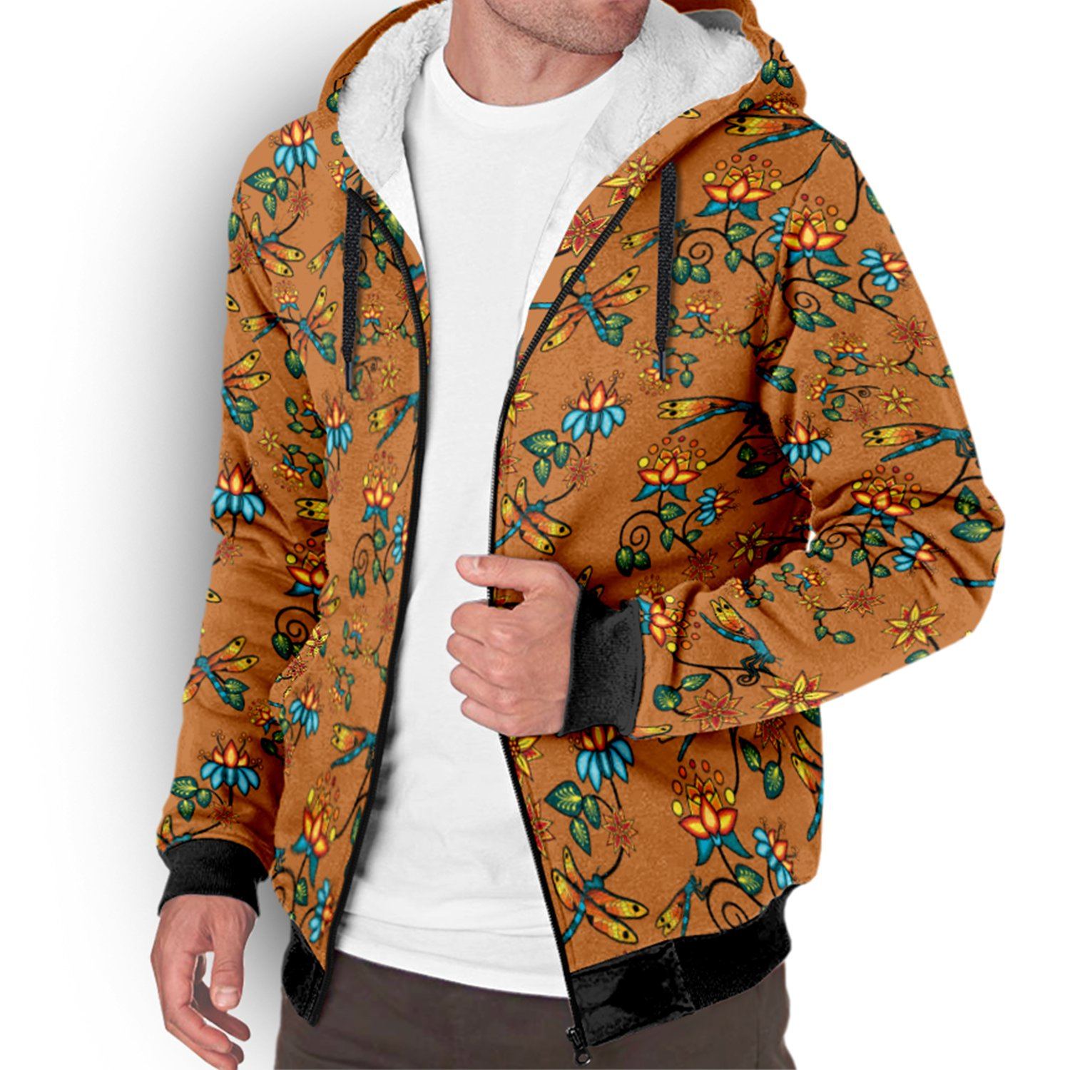 Dragon Lily Sierra Sherpa Hoodie hoodie Herman