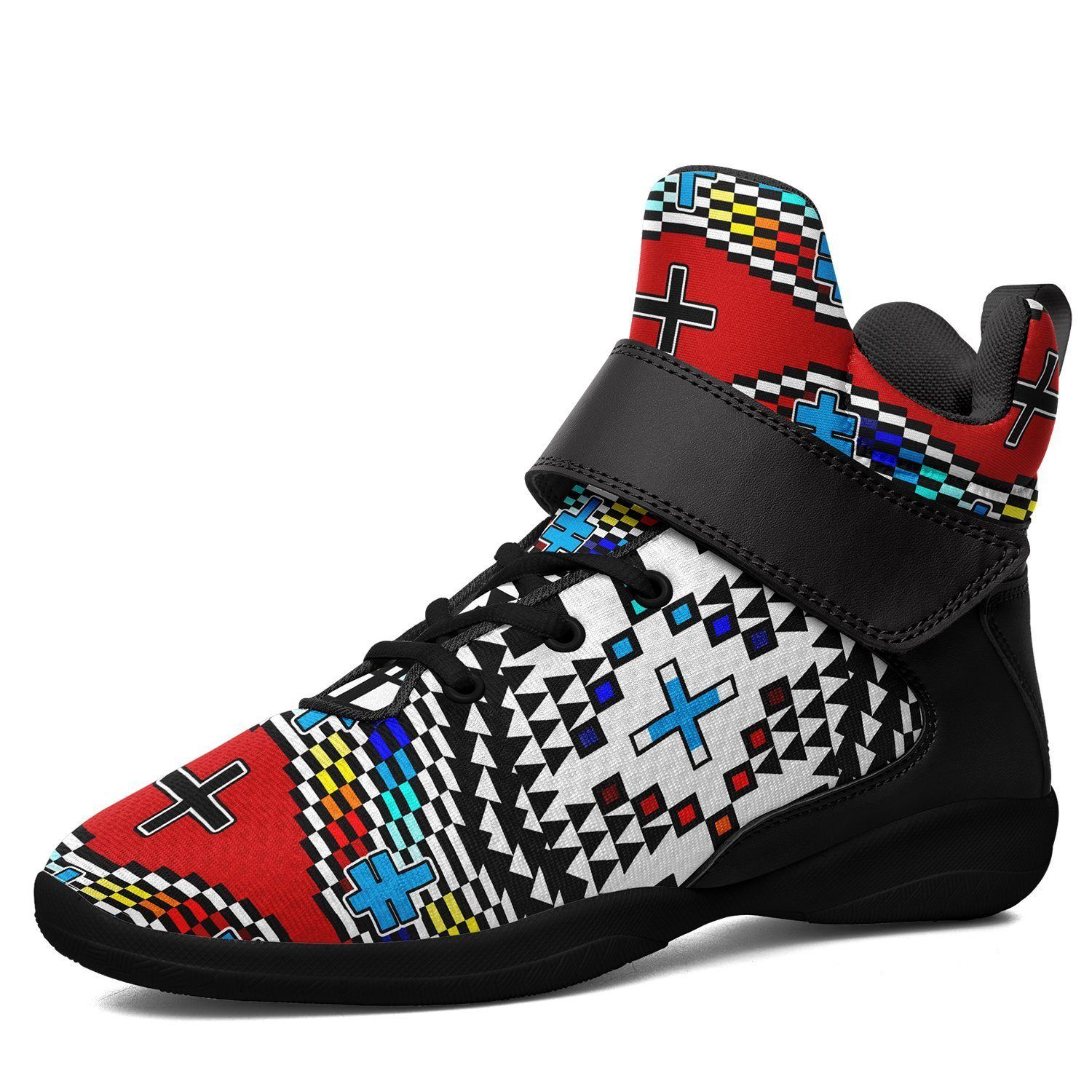 Dragonflies Kid's Ipottaa Basketball / Sport High Top Shoes 49 Dzine US Women 4.5 / US Youth 3.5 / EUR 35 Black Sole with Black Strap