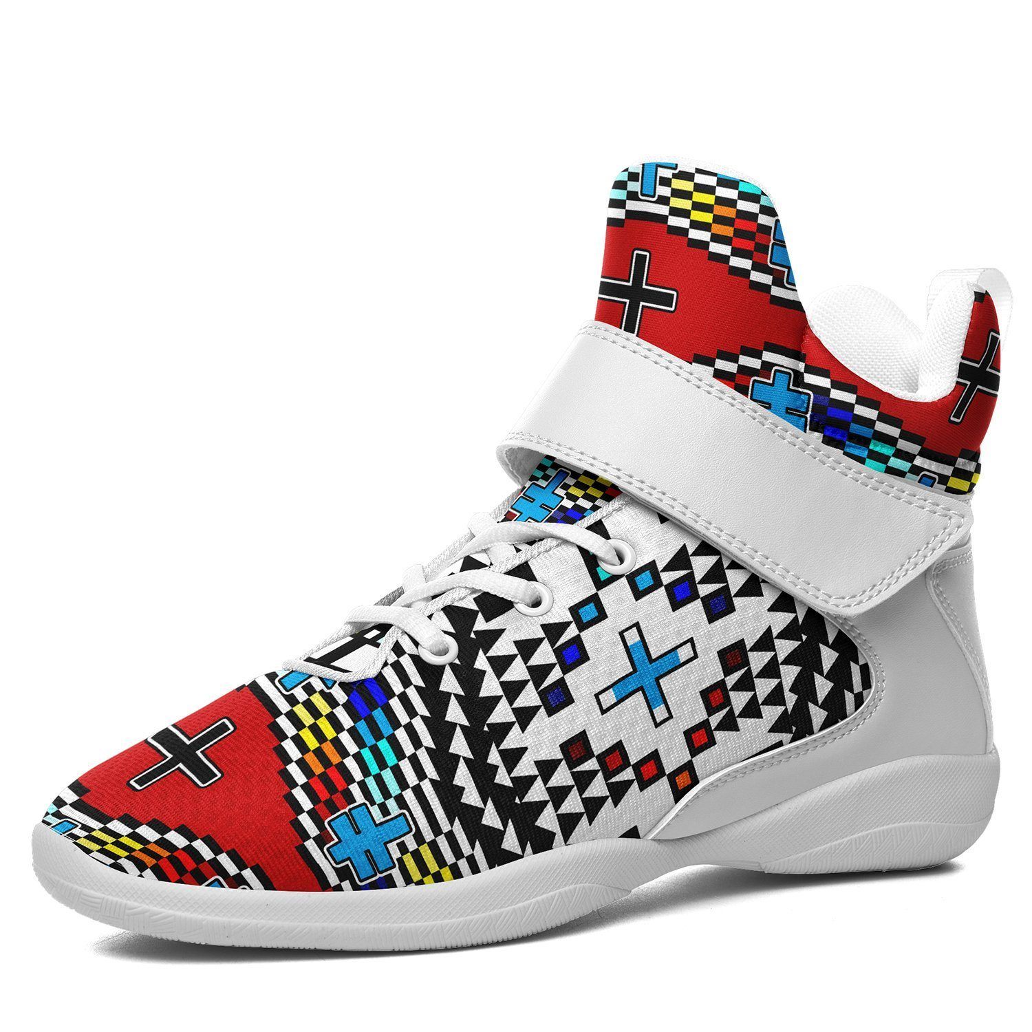 Dragonflies Kid's Ipottaa Basketball / Sport High Top Shoes 49 Dzine US Women 4.5 / US Youth 3.5 / EUR 35 White Sole with White Strap