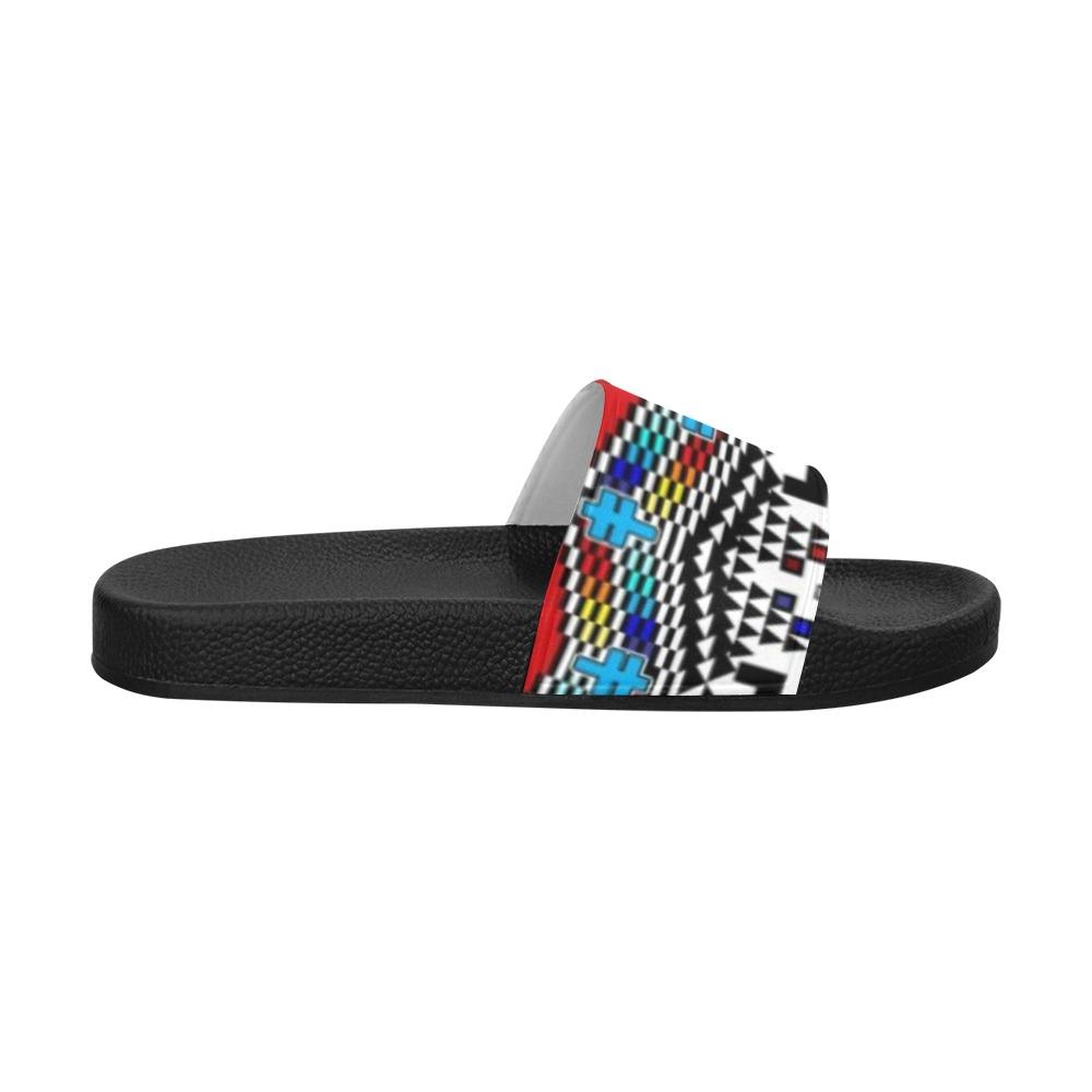 dragonflies Men's Slide Sandals (Model 057) Men's Slide Sandals (057) e-joyer
