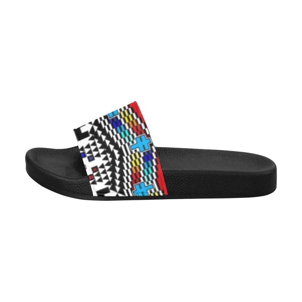 dragonflies Men's Slide Sandals (Model 057) Men's Slide Sandals (057) e-joyer