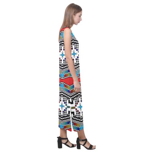 dragonflies Phaedra Sleeveless Open Fork Long Dress (Model D08) Phaedra Sleeveless Open Fork Long Dress (D08) e-joyer