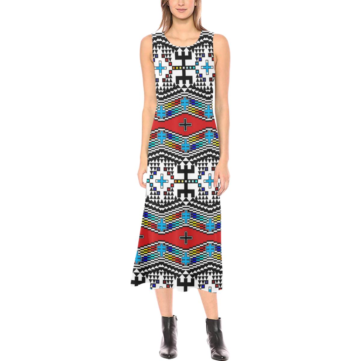 Dragonflies Phaedra Sleeveless Open Fork Long Dress (Model D08) Phaedra Sleeveless Open Fork Long Dress (D08) e-joyer