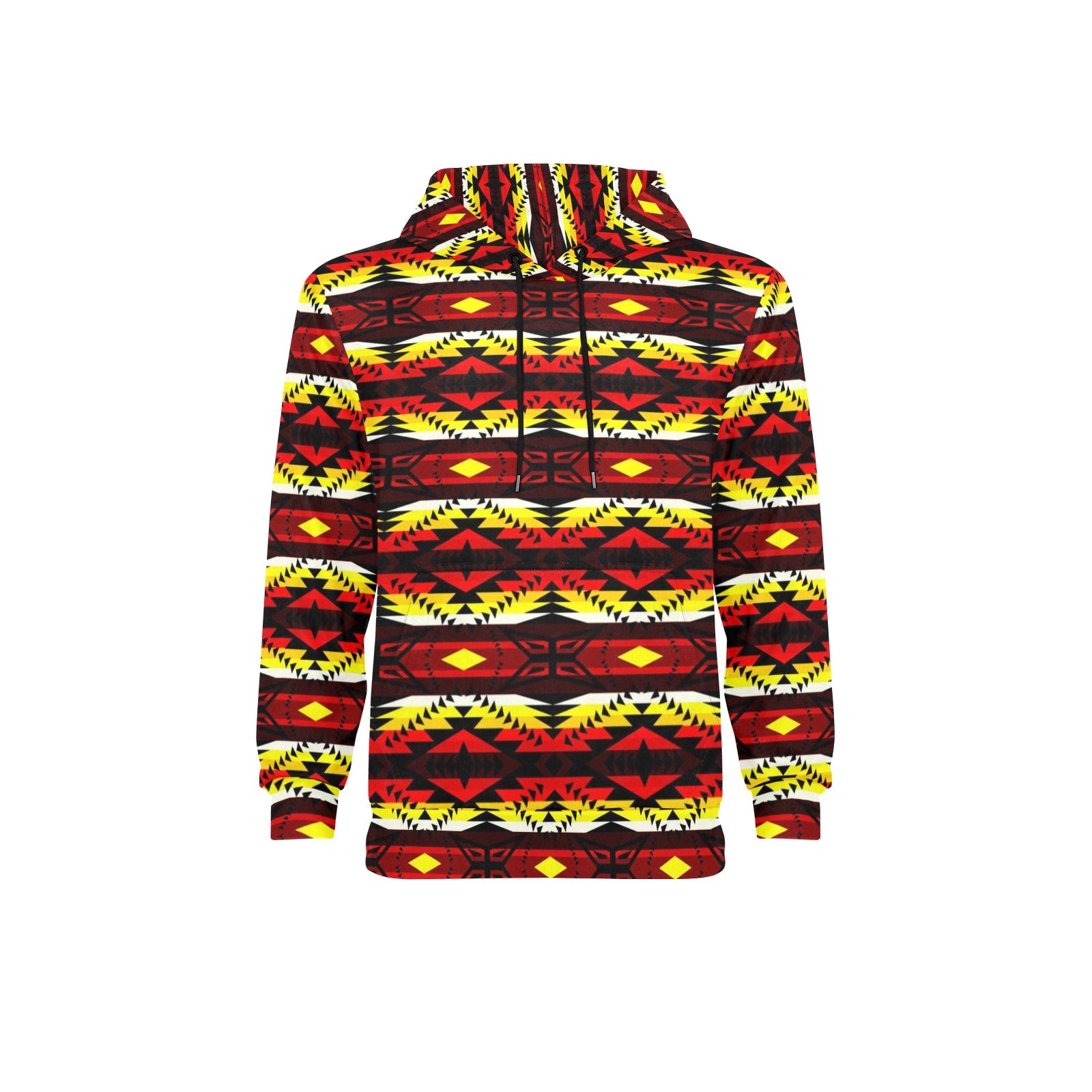 Canyon War Party Men's Long Sleeve Fleece Hoodie