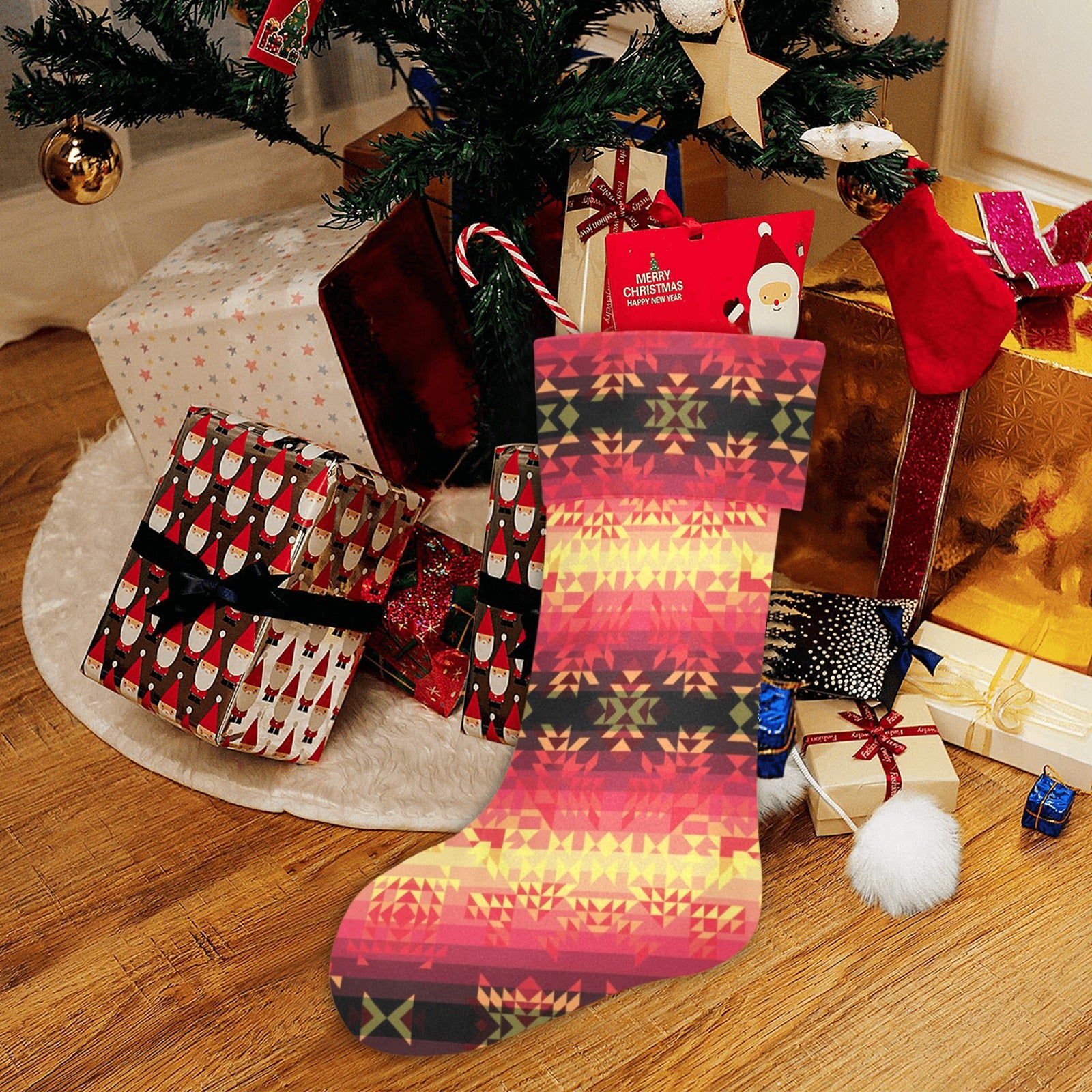 Soleil Fusion Rouge Christmas Stocking