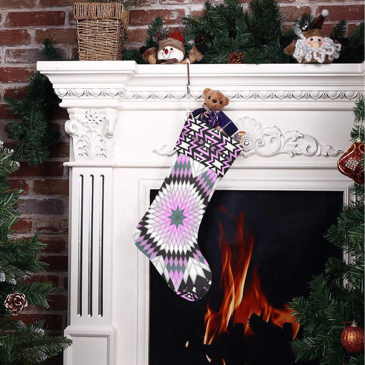 Electric Candy Star Christmas Stocking holiday stocking e-joyer
