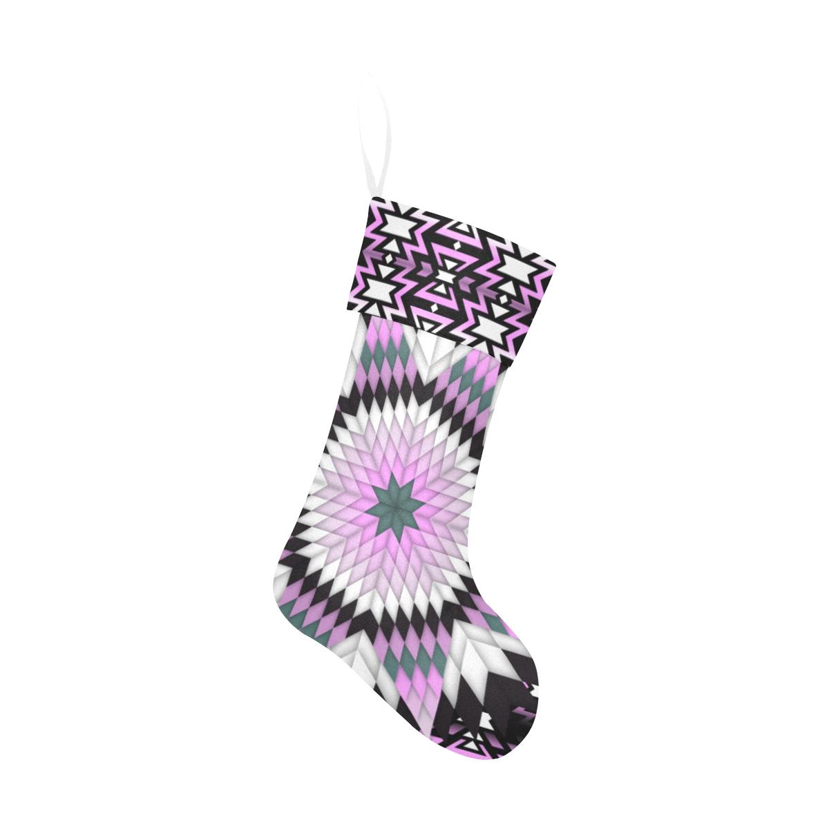 Electric Candy Star Christmas Stocking holiday stocking e-joyer