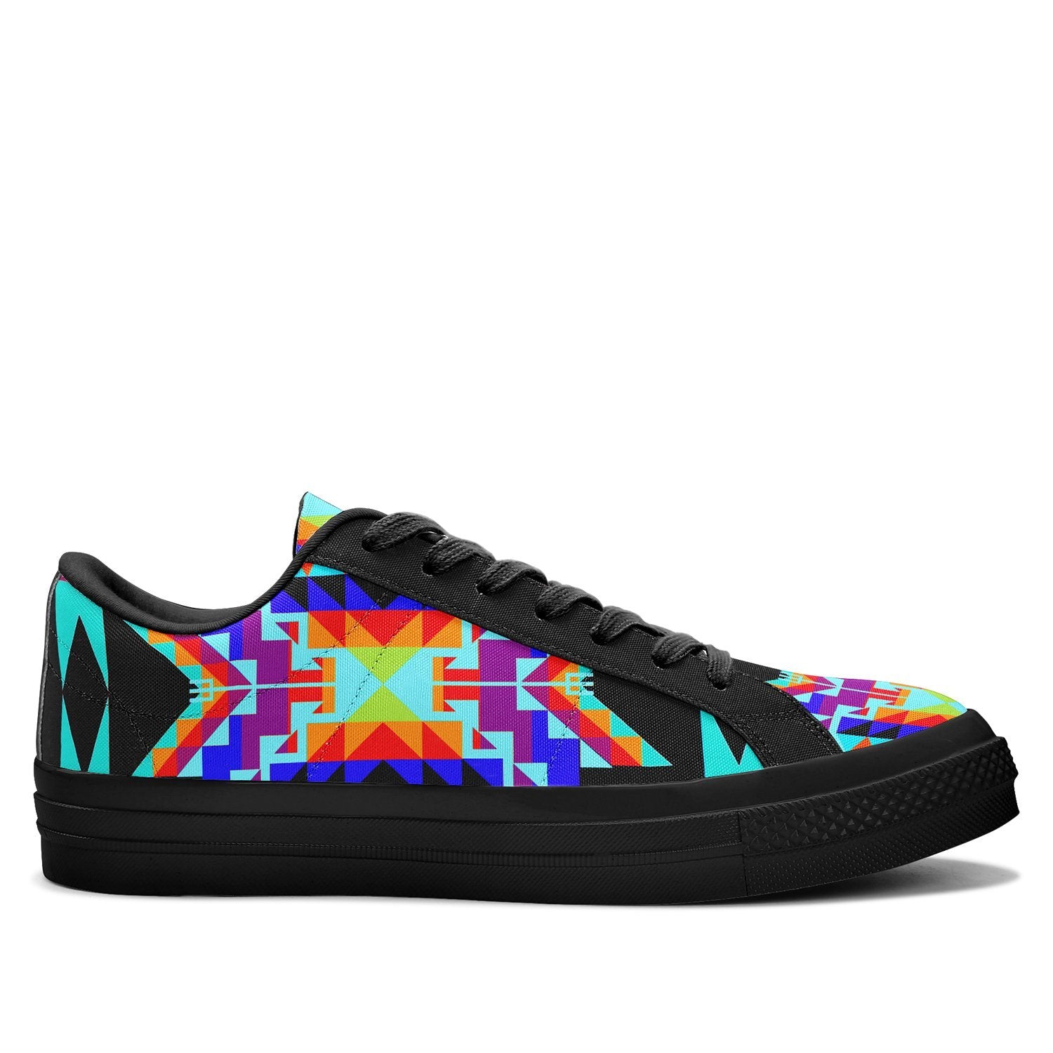 Fancy Bustle Aapisi Low Top Canvas Shoes Black Sole aapisi Herman
