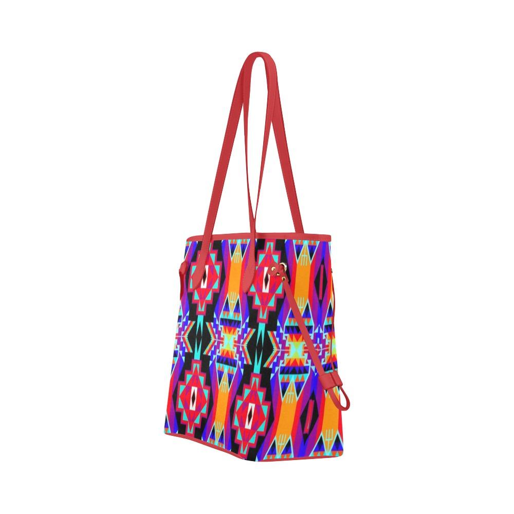 Fancy Bustle Clover Canvas Tote Bag (Model 1661) Clover Canvas Tote Bag (1661) e-joyer