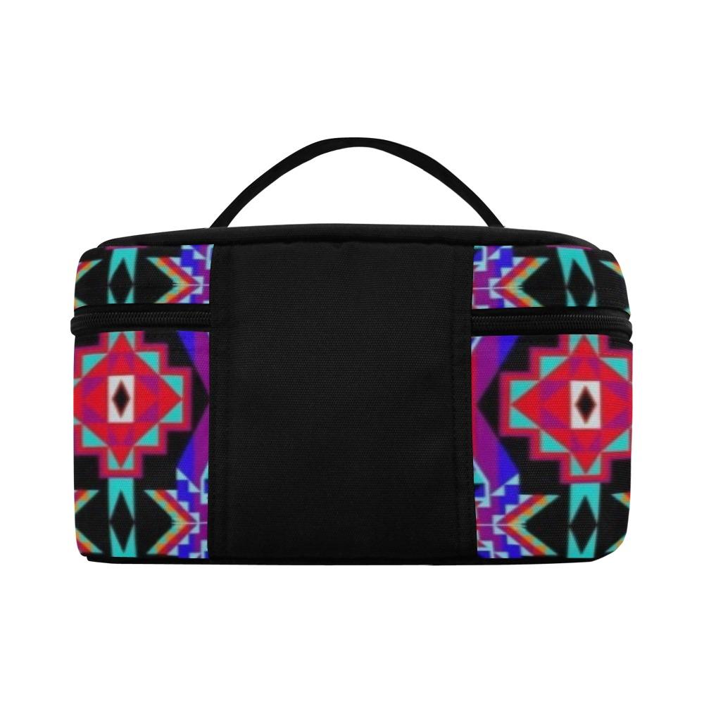 Fancy Bustle Cosmetic Bag/Large (Model 1658) Cosmetic Bag e-joyer