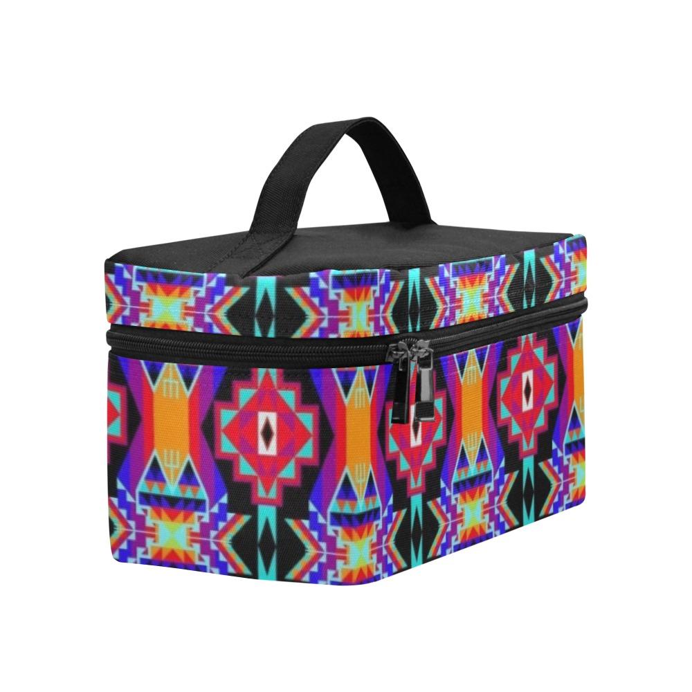 Fancy Bustle Cosmetic Bag/Large (Model 1658) Cosmetic Bag e-joyer