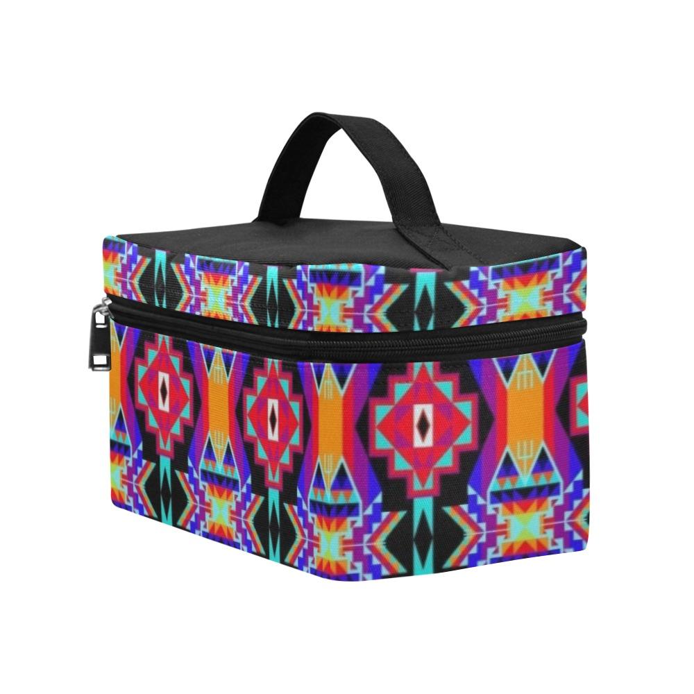 Fancy Bustle Cosmetic Bag/Large (Model 1658) Cosmetic Bag e-joyer