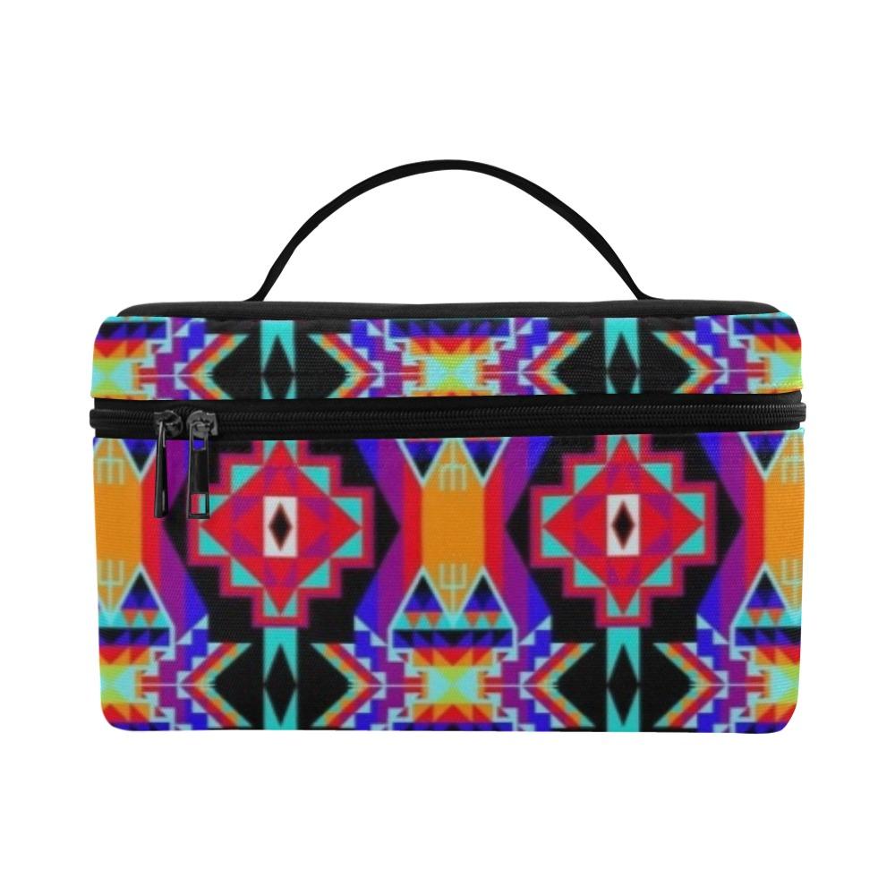 Fancy Bustle Cosmetic Bag/Large (Model 1658) Cosmetic Bag e-joyer