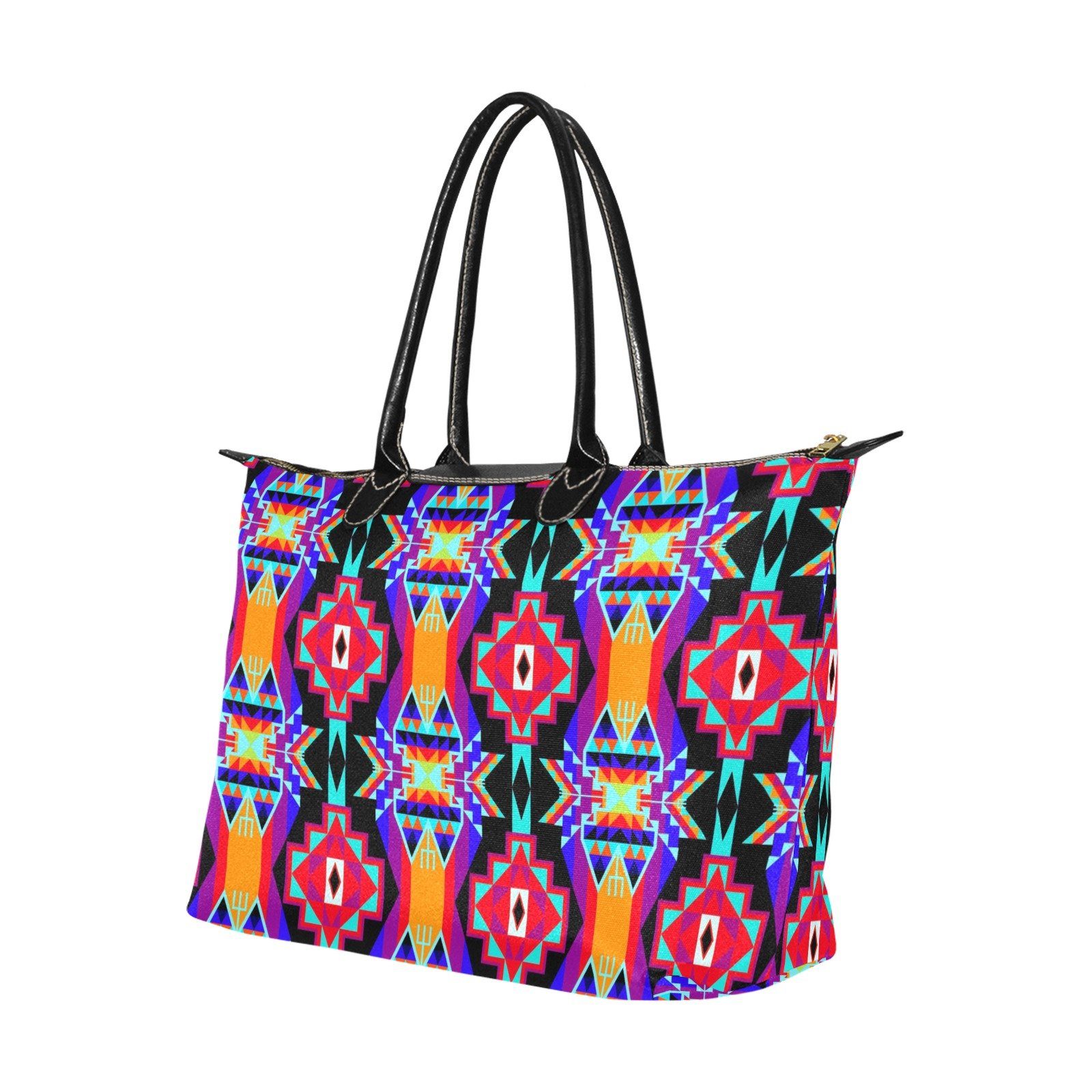 Fancy Bustle Single-Shoulder Lady Handbag (Model 1714) bag e-joyer