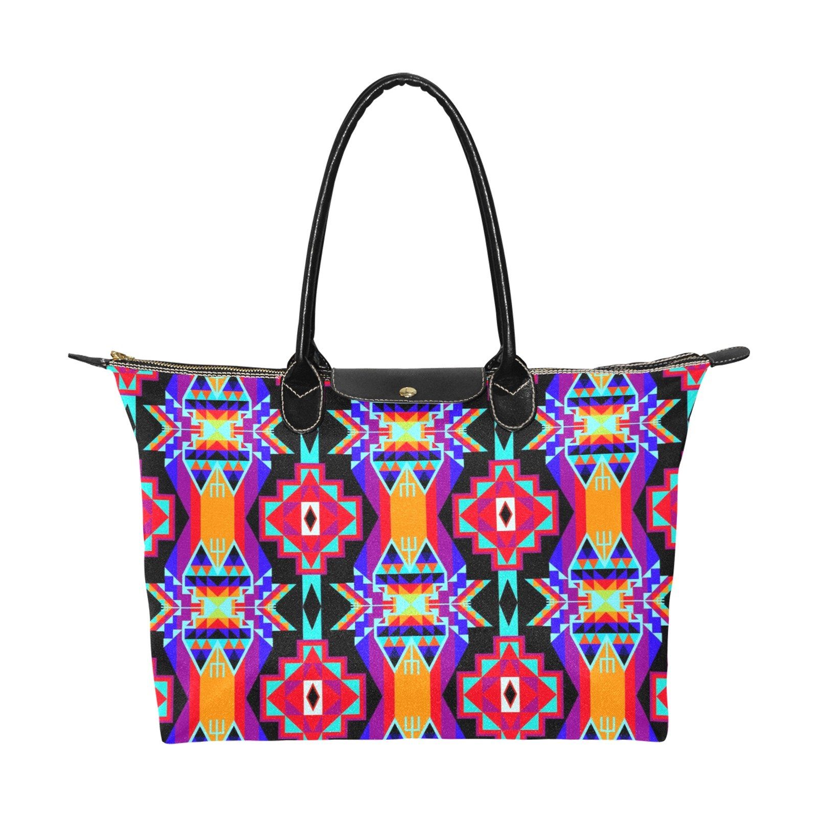 Fancy Bustle Single-Shoulder Lady Handbag (Model 1714) bag e-joyer