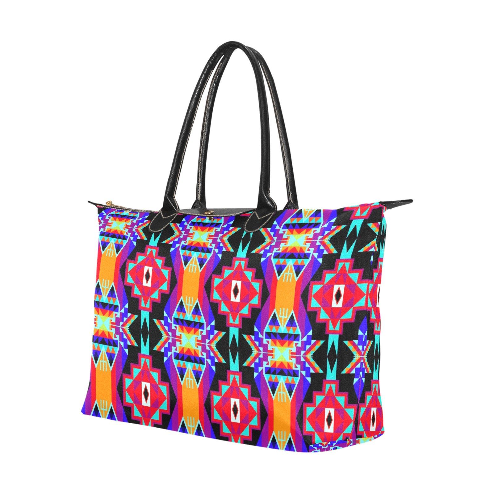 Fancy Bustle Single-Shoulder Lady Handbag (Model 1714) bag e-joyer