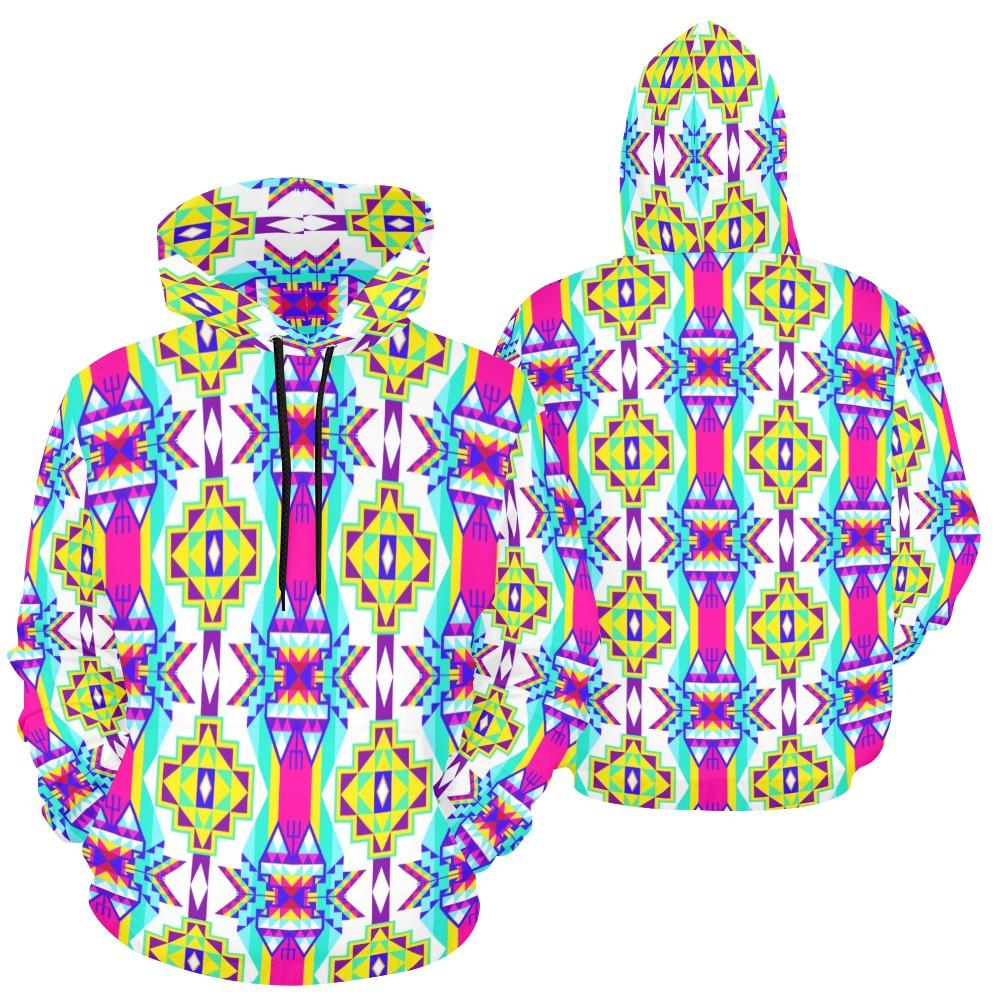 Fancy Champion All Over Print Hoodie for Women (USA Size) (Model H13) All Over Print Hoodie for Women (H13) e-joyer