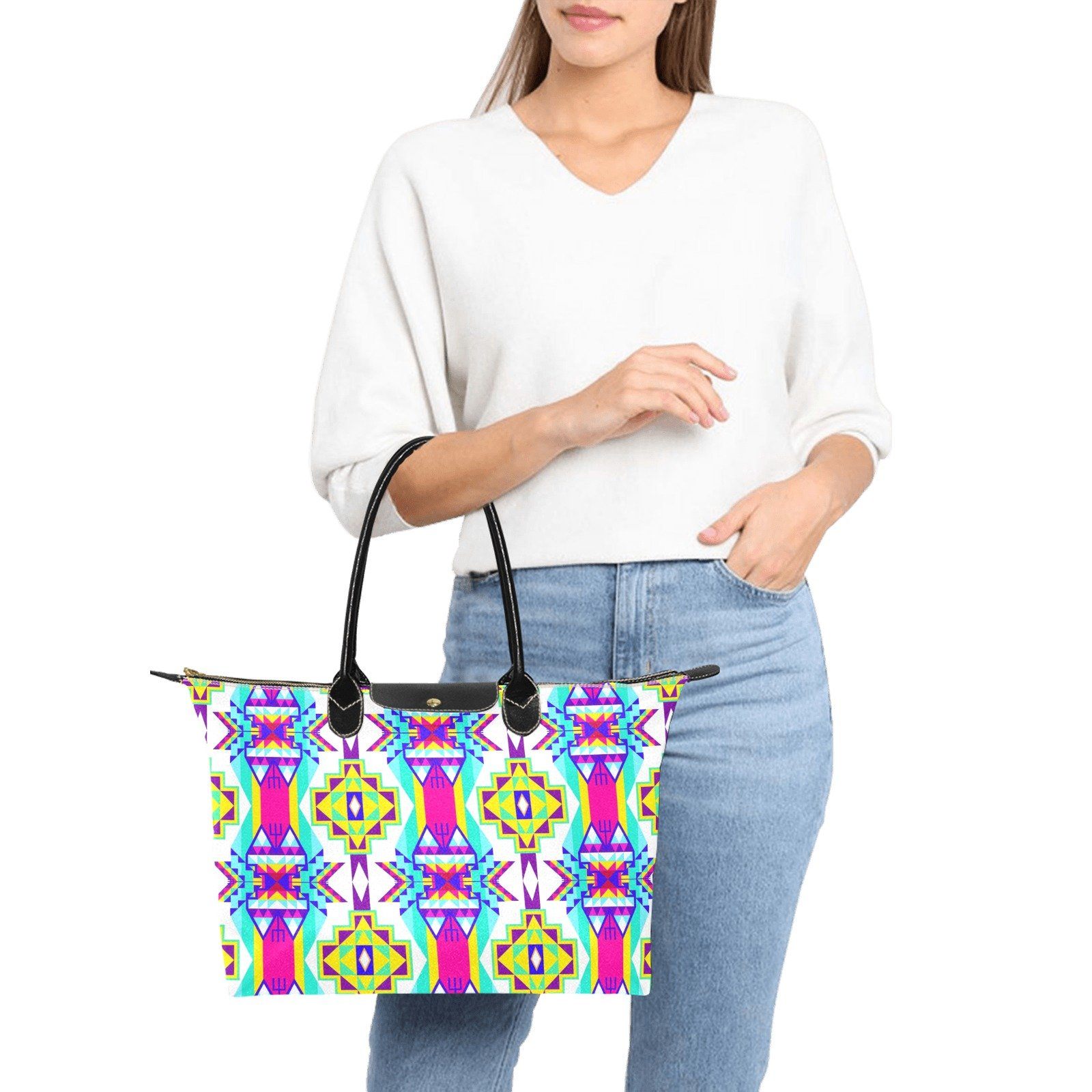 Fancy Champion Single-Shoulder Lady Handbag (Model 1714) bag e-joyer