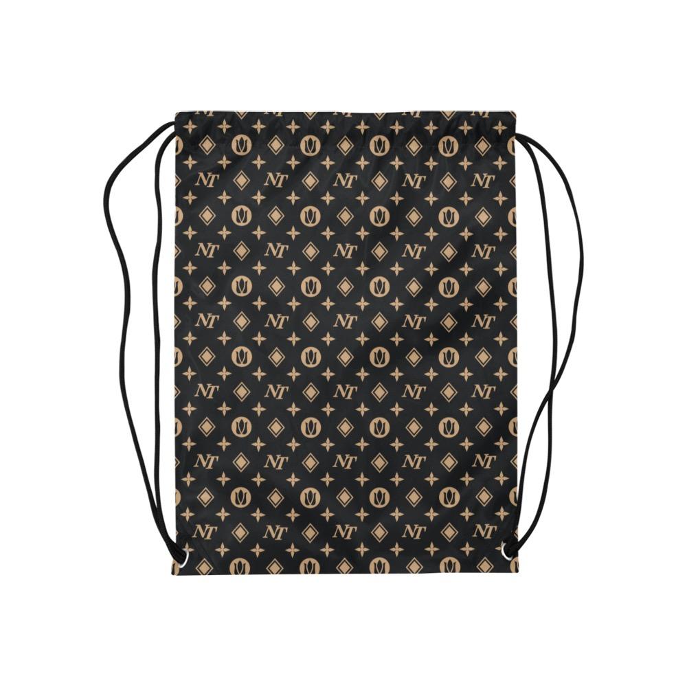 Fancy NT Black Medium Drawstring Bag Model 1604 (Twin Sides) 13.8"(W) * 18.1"(H) Medium Drawstring Bag (1604) Twin Sides e-joyer