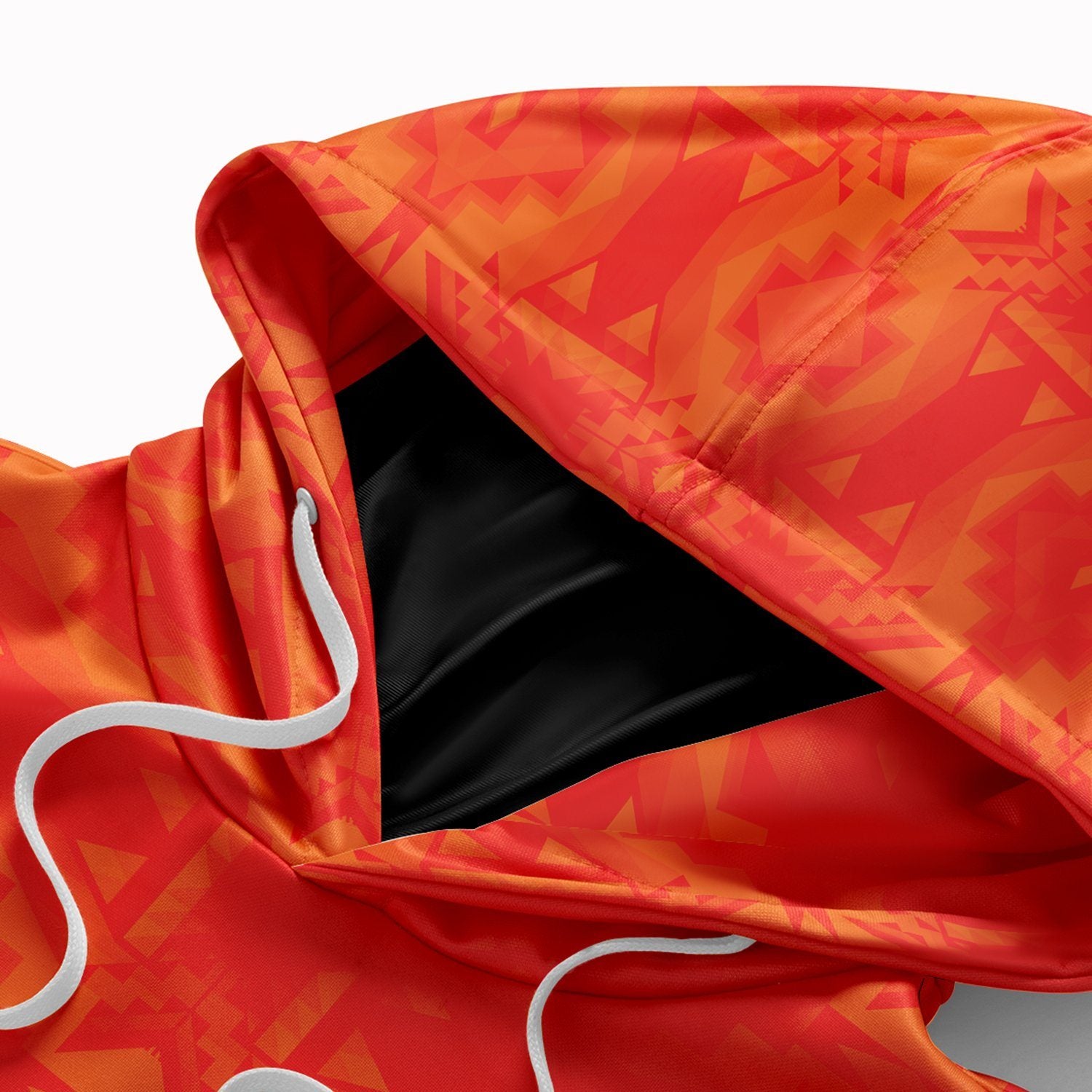 Fancy Orange Hoodie with Face Cover Hoodie with Face Cover Herman