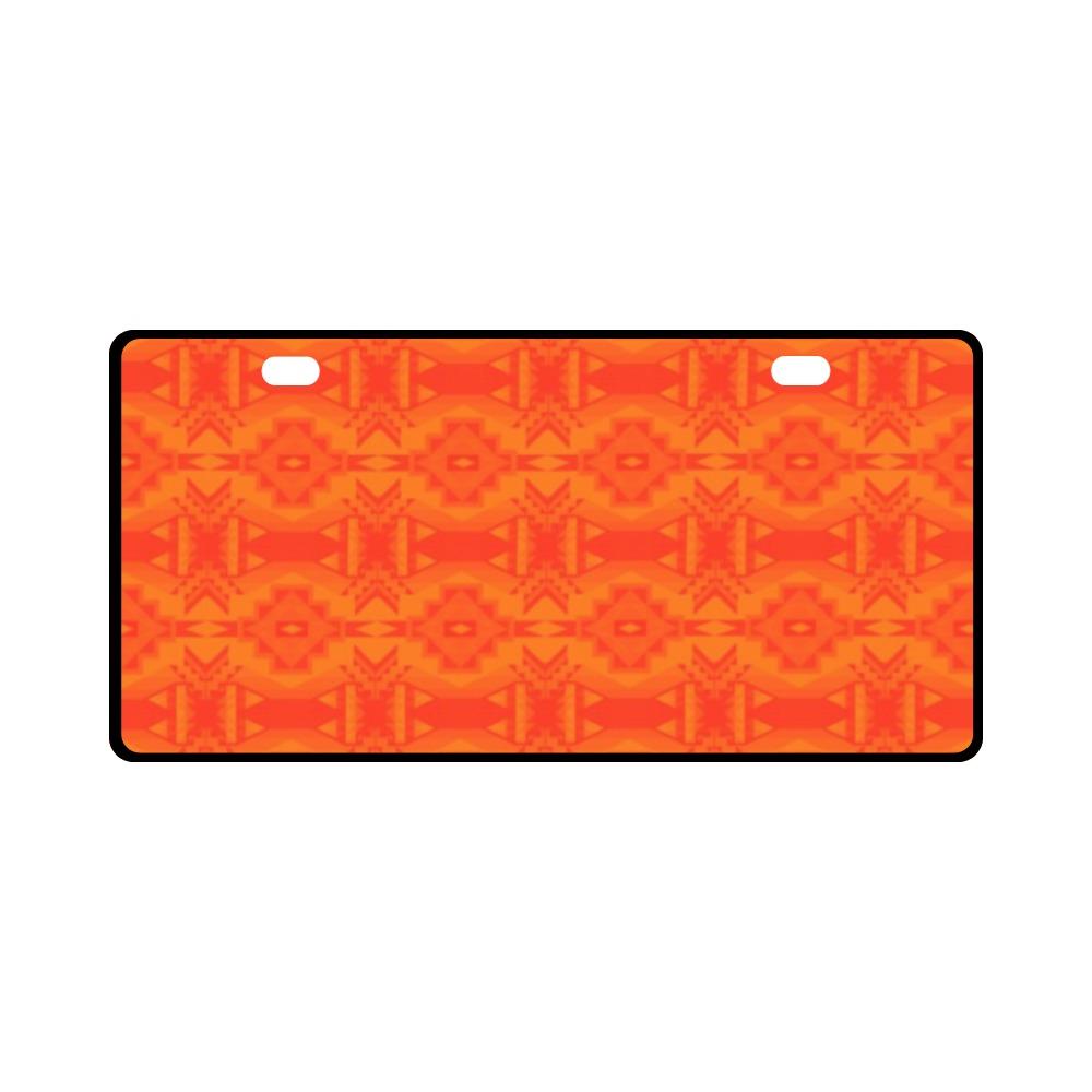 Fancy Orange License Plate License Plate e-joyer