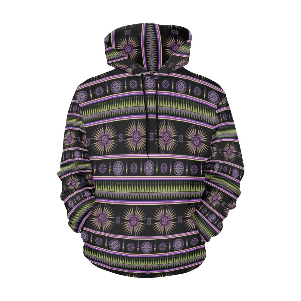 Evening Feather Wheel Hoodie for Women (USA Size)