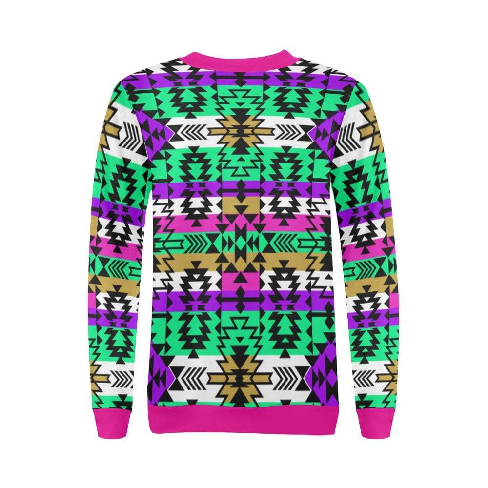 Final Grand Entry All Over Print Crewneck Sweatshirt for Women (Model H18) Crewneck Sweatshirt for Women (H18) e-joyer