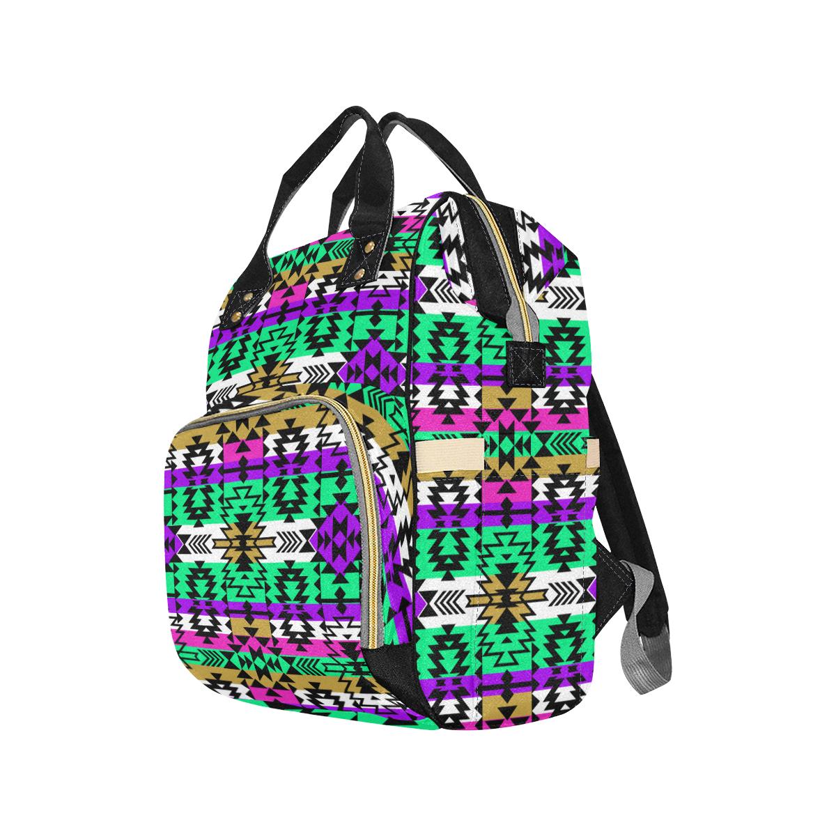 Final Grand Entry Multi-Function Diaper Backpack (Model 1688) Diaper Backpack (1688) e-joyer