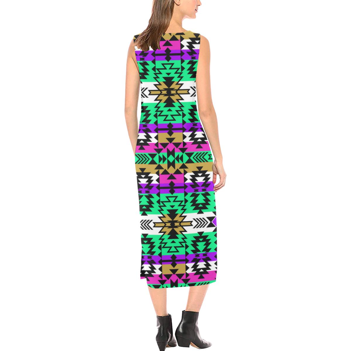 Final Grand Entry Phaedra Sleeveless Open Fork Long Dress (Model D08) Phaedra Sleeveless Open Fork Long Dress (D08) e-joyer
