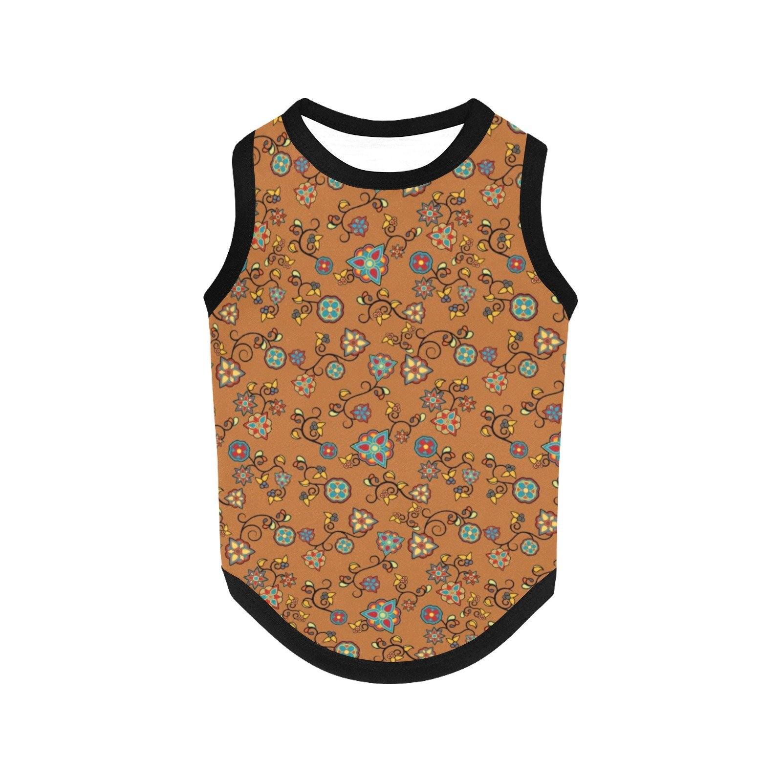 Fire Bloom Light All Over Print Pet Tank Top Pet Tank Top e-joyer