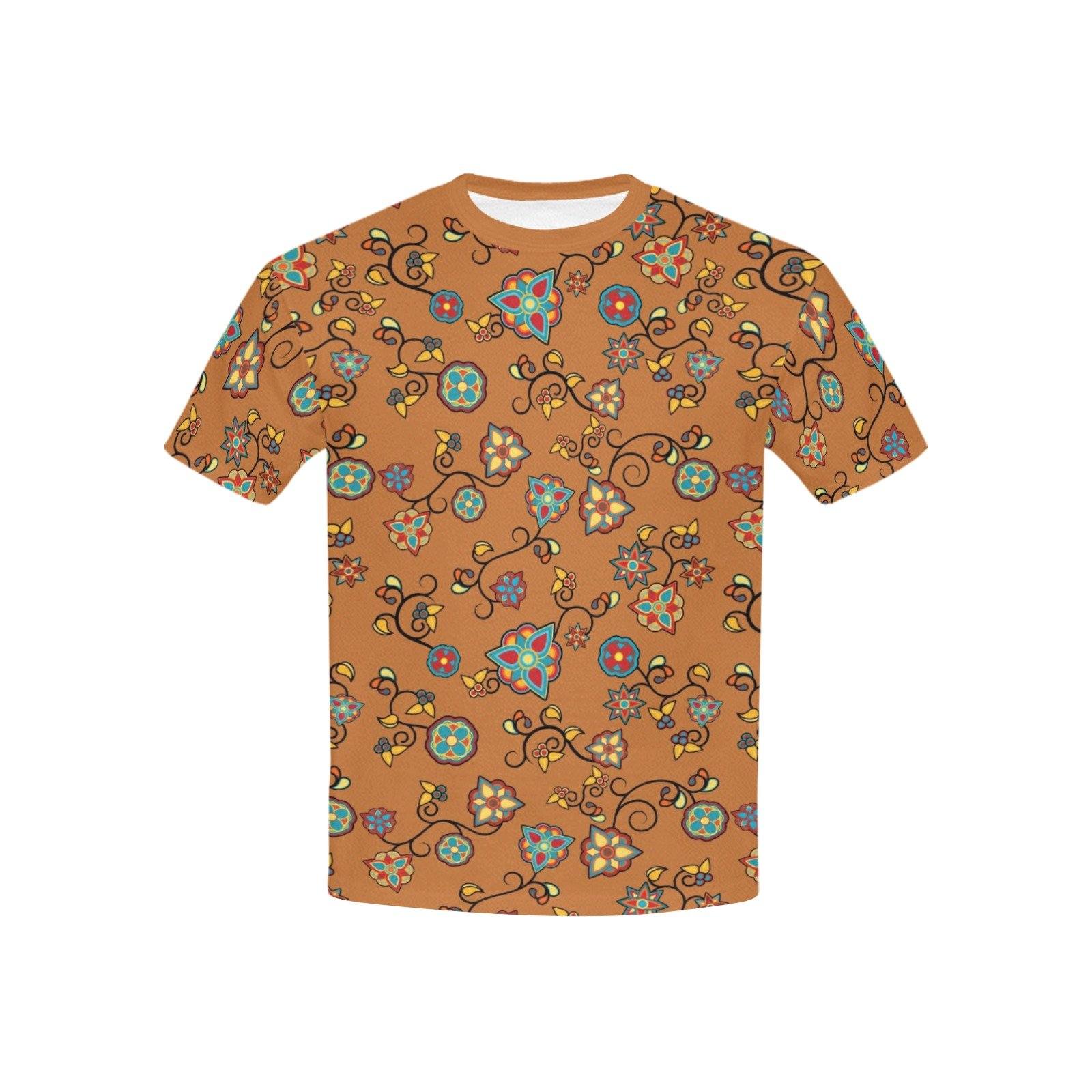 Fire Bloom Light Kids' All Over Print T-shirt (USA Size) (Model T40) All Over Print T-shirt for Kid (T40) e-joyer