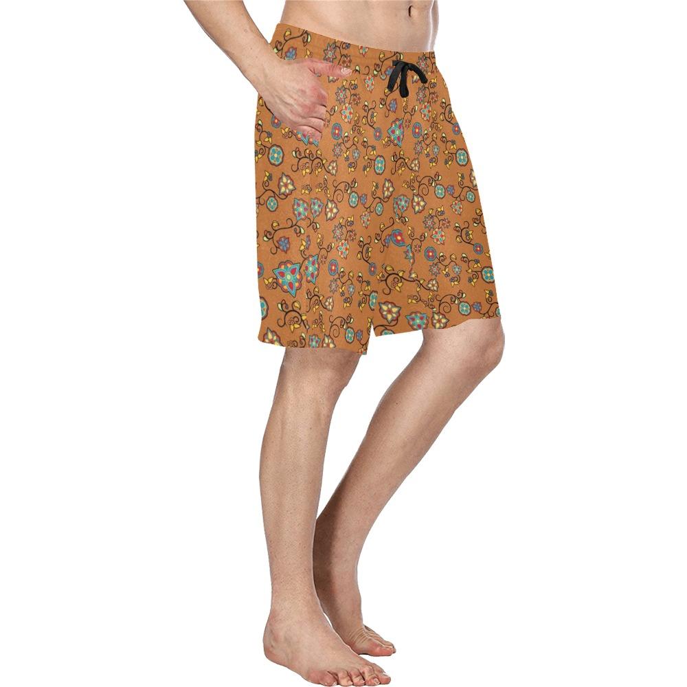 Fire Bloom Light Men's All Over Print Casual Shorts (Model L23) Men's Casual Shorts (L23) e-joyer