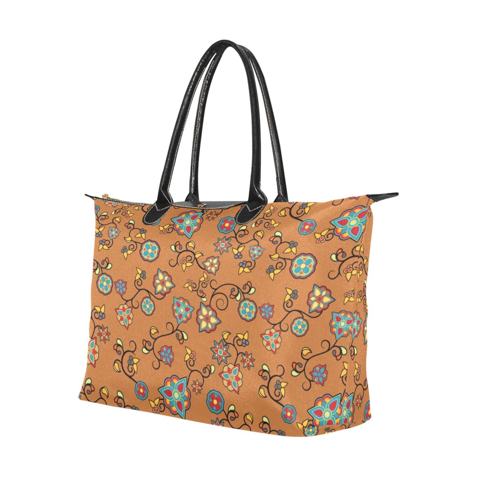 Fire Bloom Light Single-Shoulder Lady Handbag (Model 1714) bag e-joyer