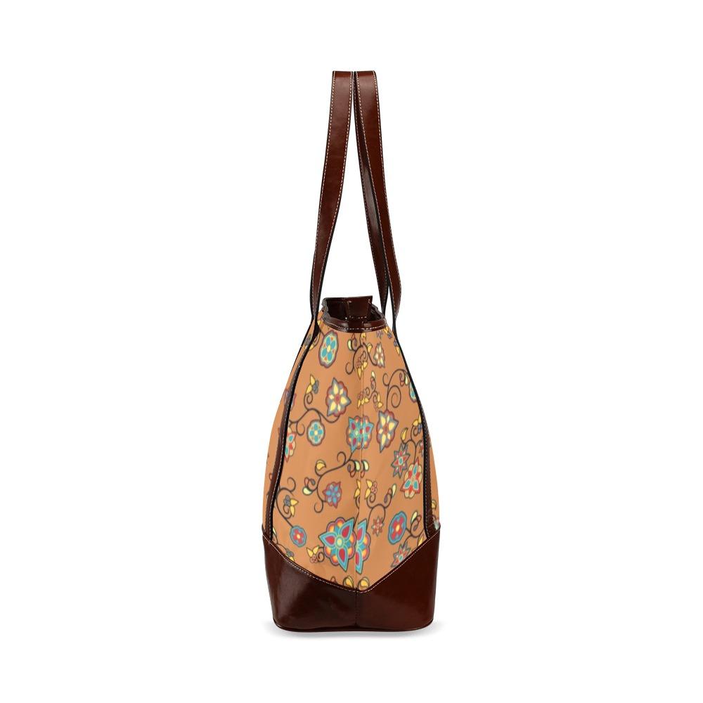 Fire Bloom Light Tote Handbag (Model 1642) Tote Handbags (1642) e-joyer