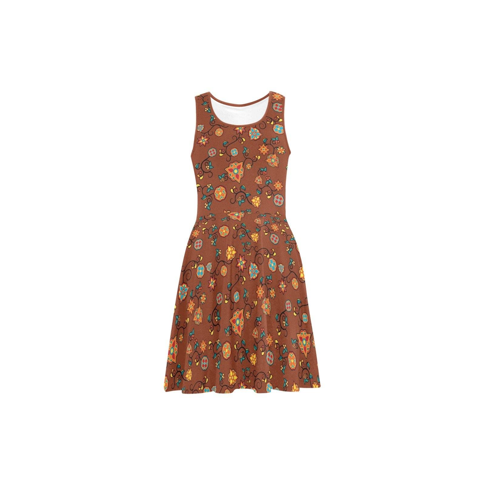 Fire Bloom Shade Atalanta Sundress (Model D04) Atalanta Sundress (D04) e-joyer