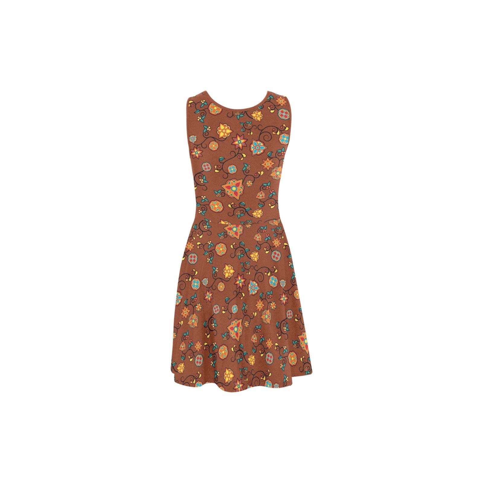Fire Bloom Shade Atalanta Sundress (Model D04) Atalanta Sundress (D04) e-joyer