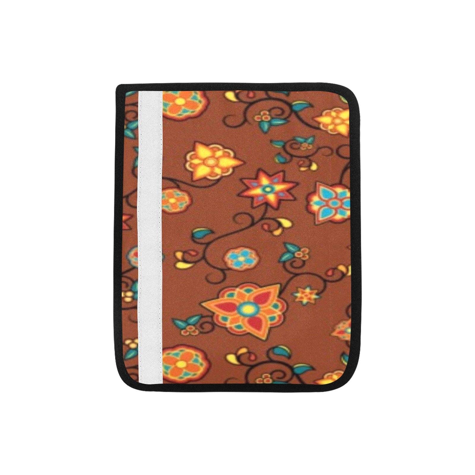 Fire Bloom Shade Car Seat Belt Cover 7''x12.6'' (Pack of 2) Car Seat Belt Cover 7x12.6 (Pack of 2) e-joyer