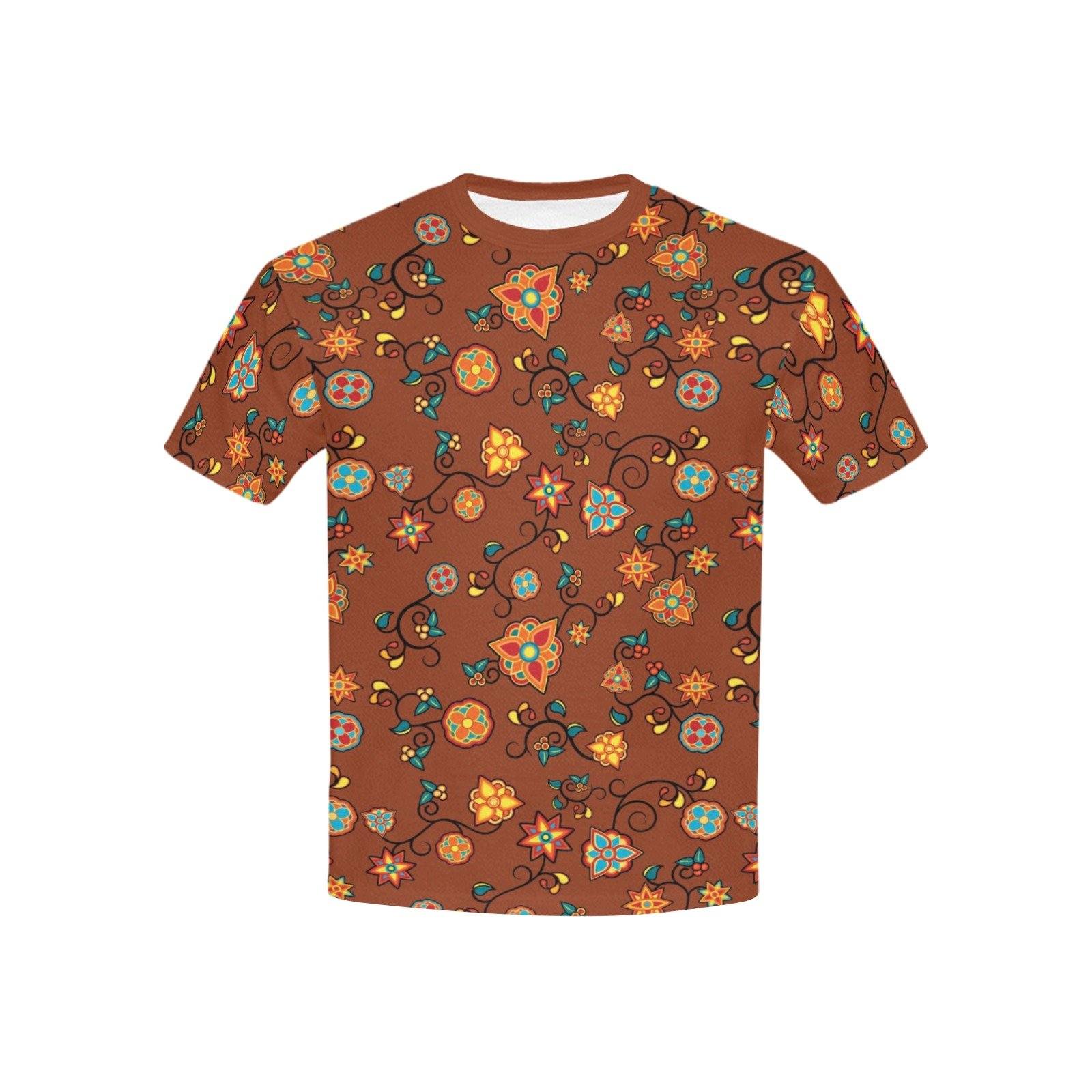 Fire Bloom Shade Kids' All Over Print T-shirt (USA Size) (Model T40) All Over Print T-shirt for Kid (T40) e-joyer