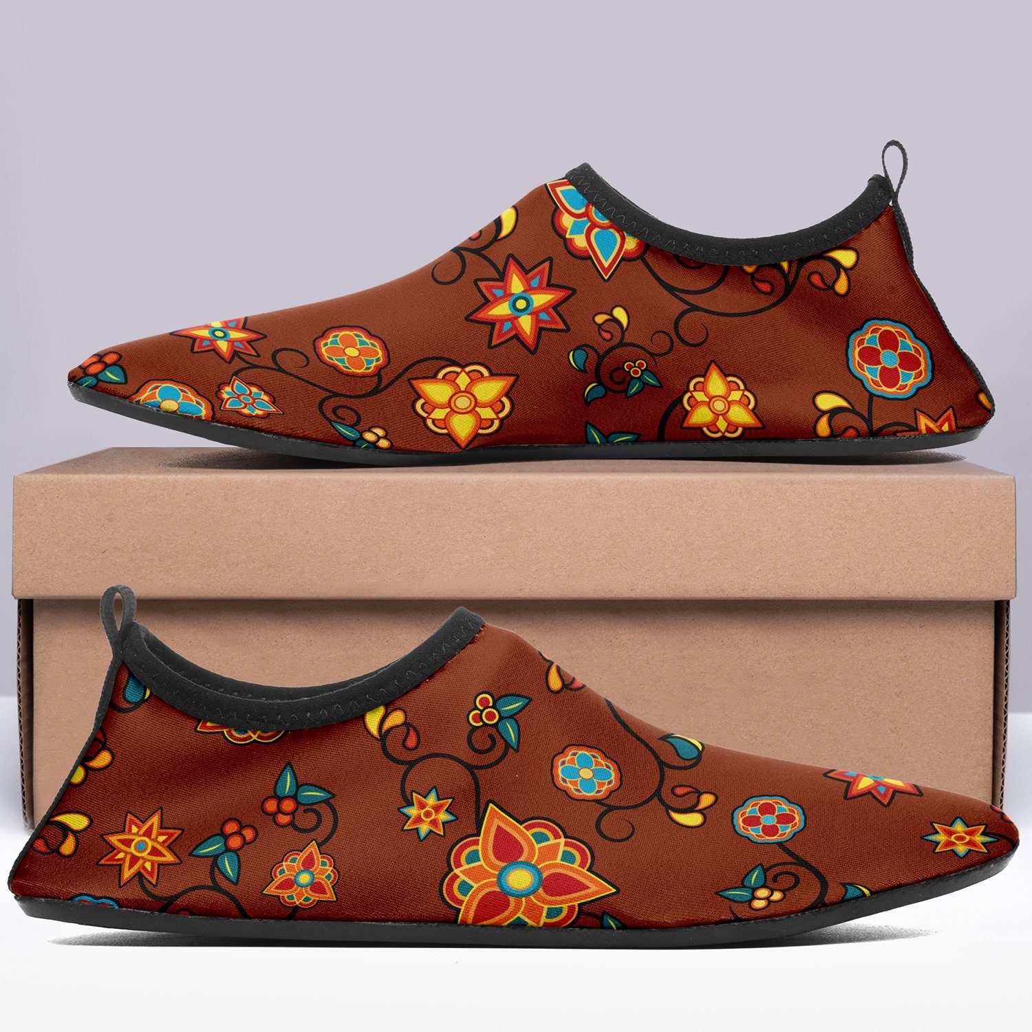 Fire Bloom Shade Kid's Slip On Shoes Herman