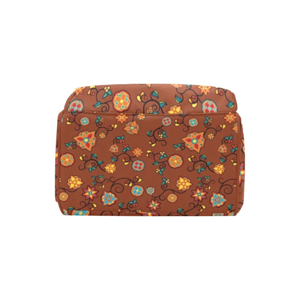 Fire Bloom Shade Multi-Function Diaper Backpack/Diaper Bag (Model 1688) bag e-joyer