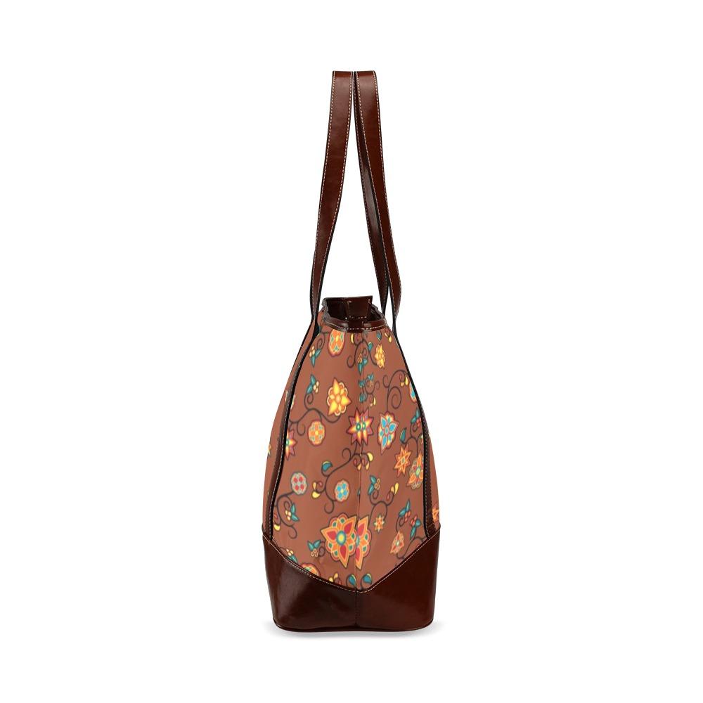 Fire Bloom Shade Tote Handbag (Model 1642) Tote Handbags (1642) e-joyer