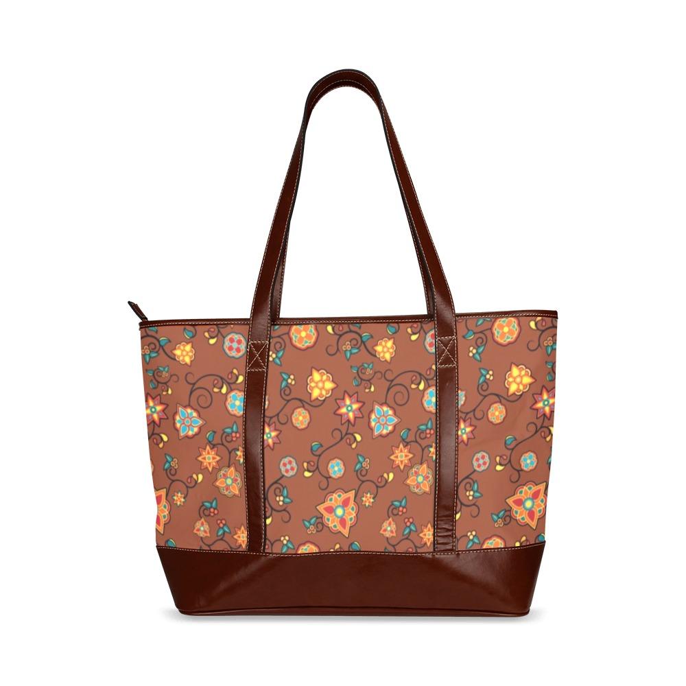 Fire Bloom Shade Tote Handbag (Model 1642) Tote Handbags (1642) e-joyer